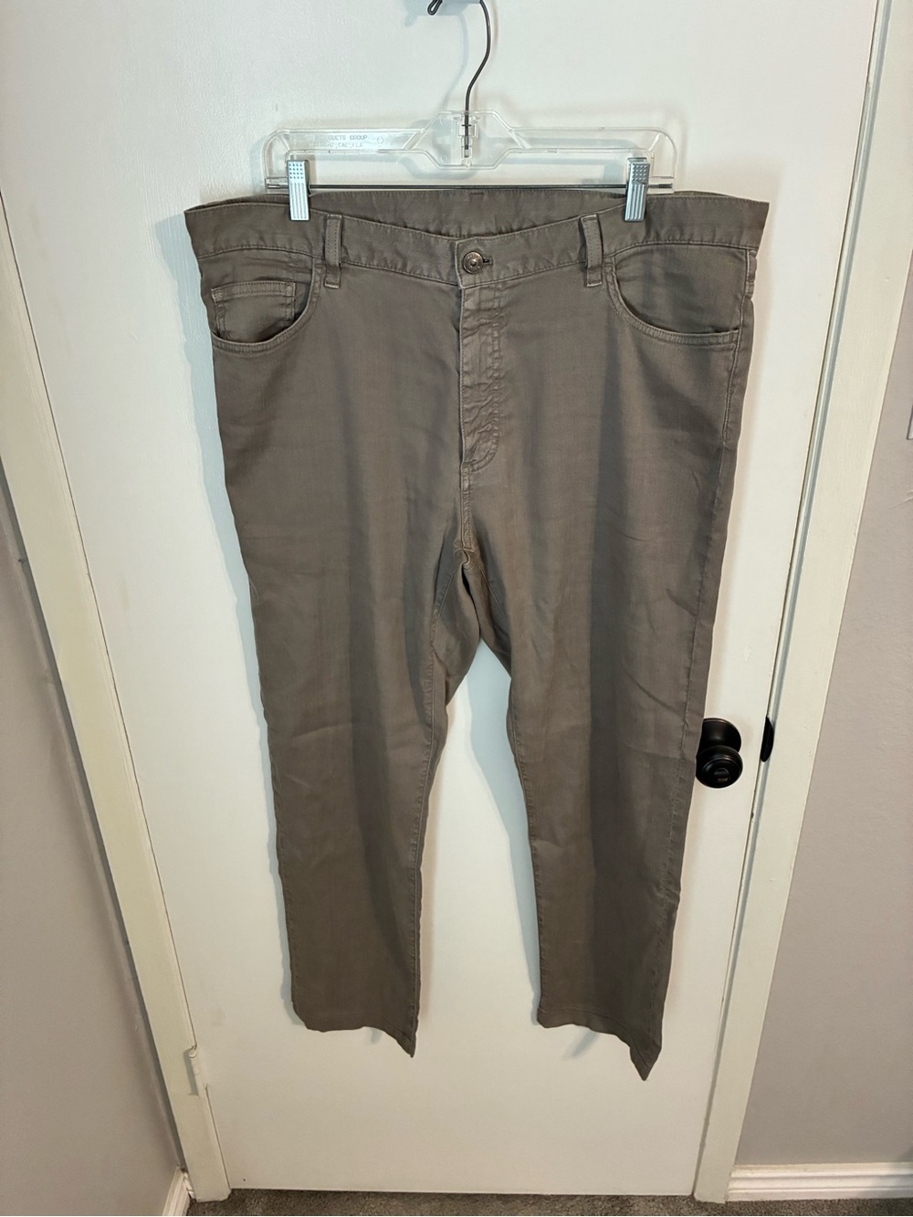 Zegna Linen Blend 5 Pocket Pants